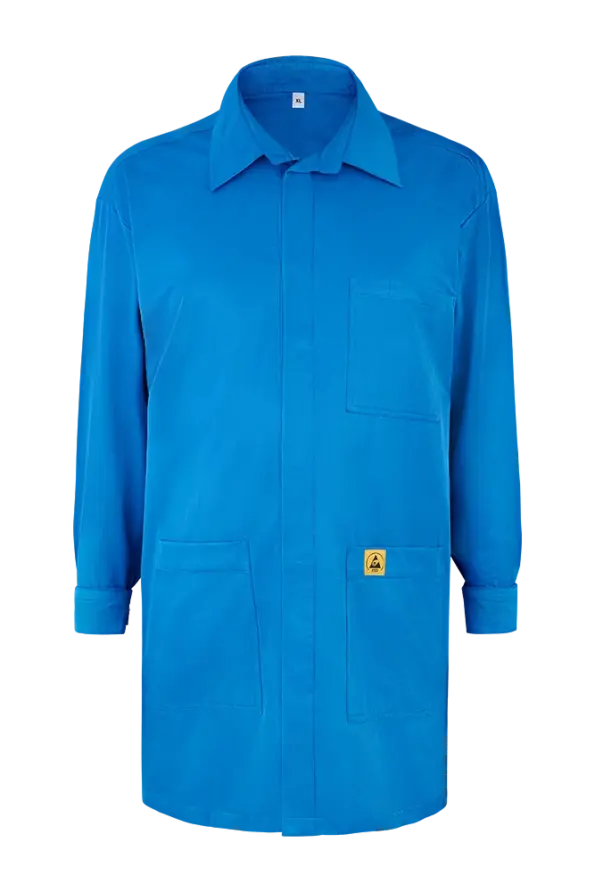 9 ESD LABCOAT GP 7001 R Blue MEDIUM 1