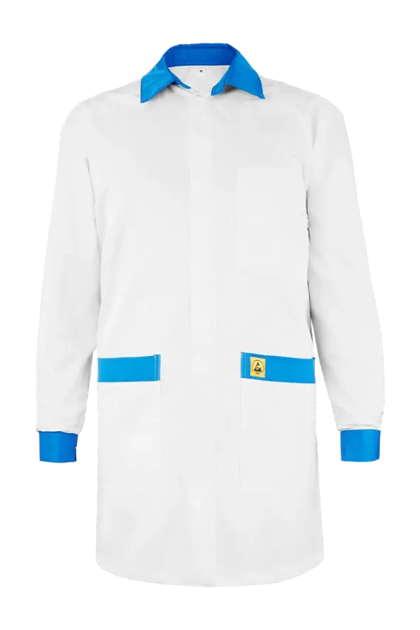 8 ESD LABCOAT GP7001 Royal Blue Medium 1